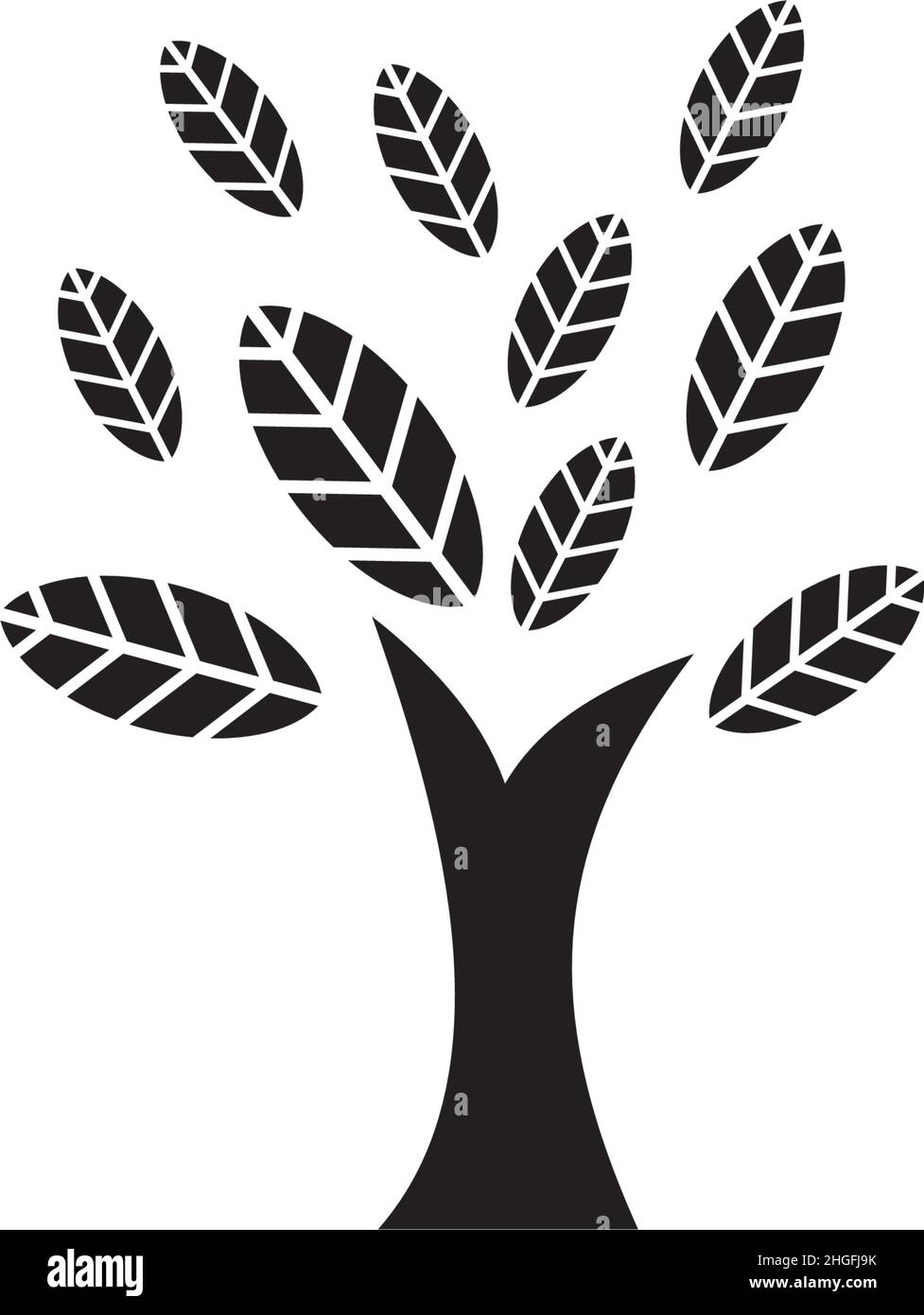 Tree icon logo design inspiration vector illustration template Stock ...