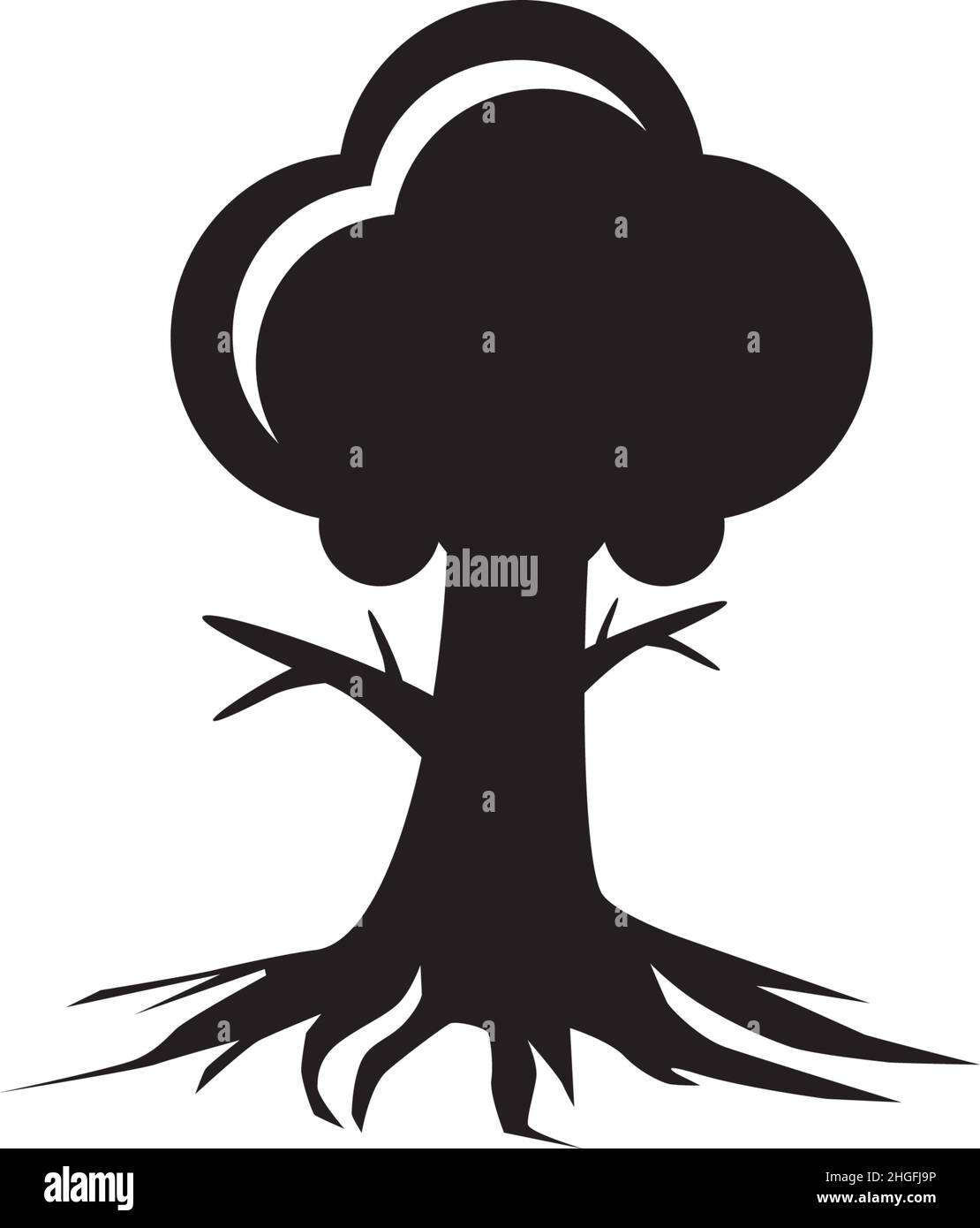 Tree icon logo design inspiration vector illustration template Stock ...