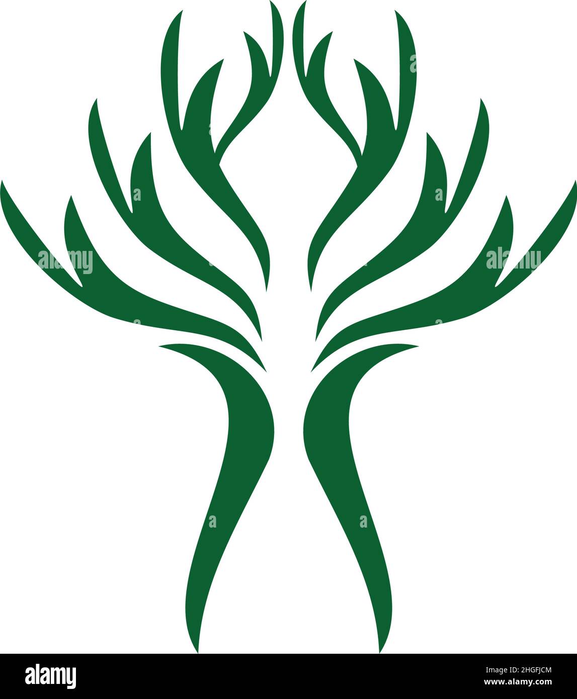 Tree icon logo design inspiration vector template Stock Vector Image ...