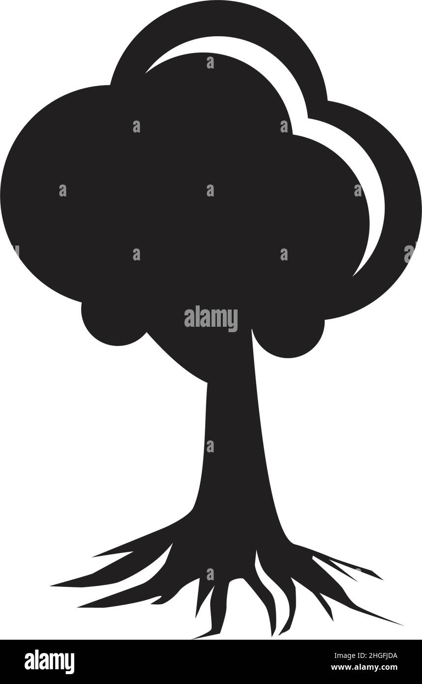 Tree icon logo design inspiration vector template Stock Vector Image ...