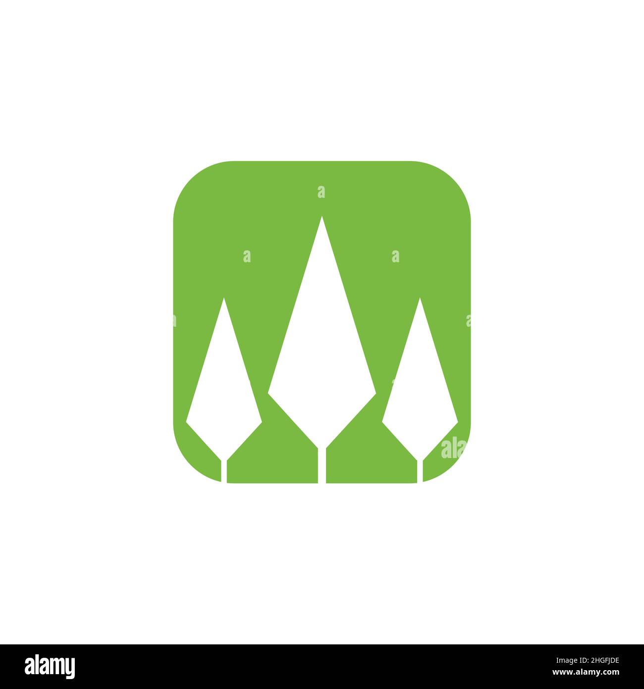 Tree icon logo design inspiration vector template Stock Vector Image ...