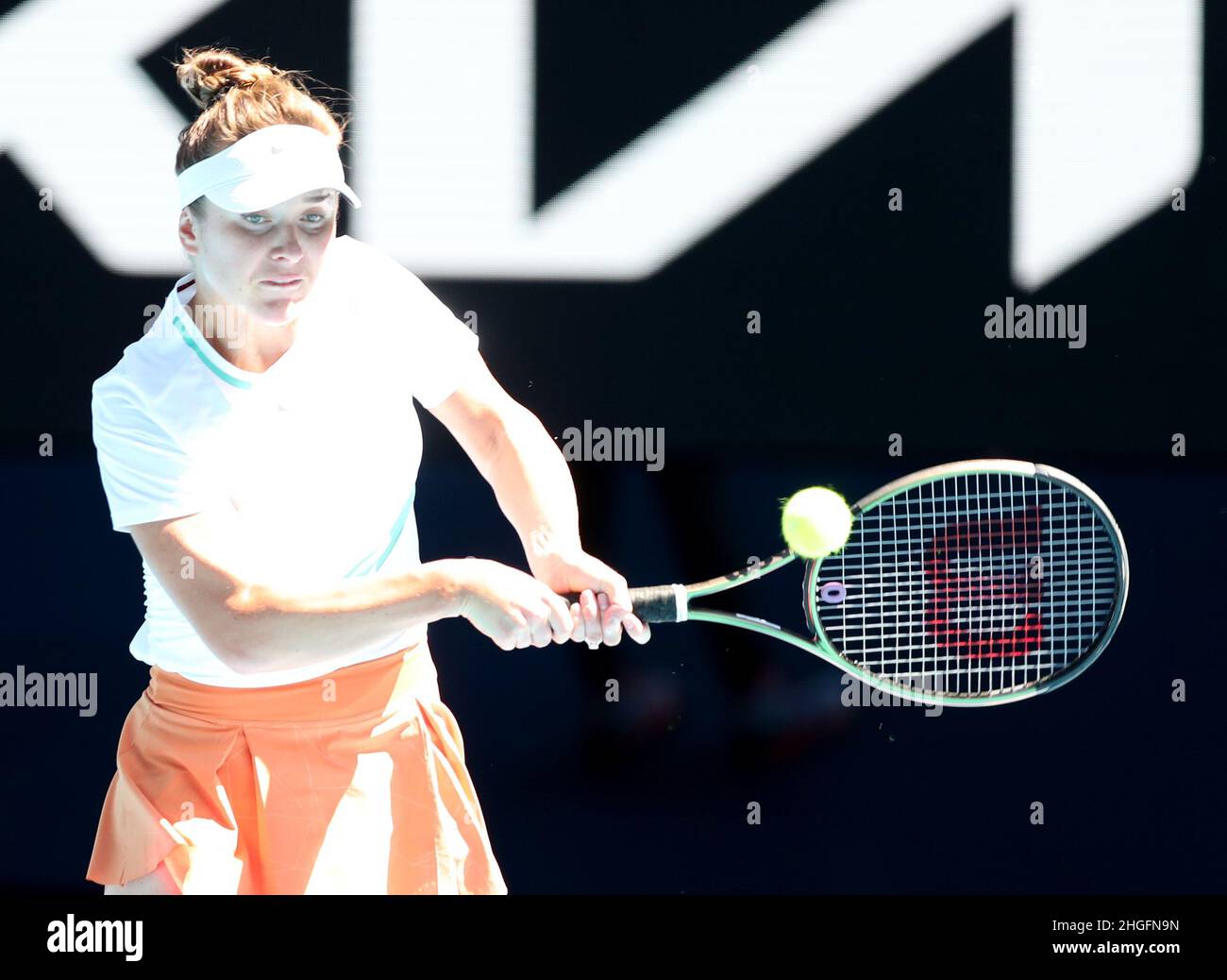 Melbourne, Australia. 21st Jan, 2022. Elina Svitolina in third round