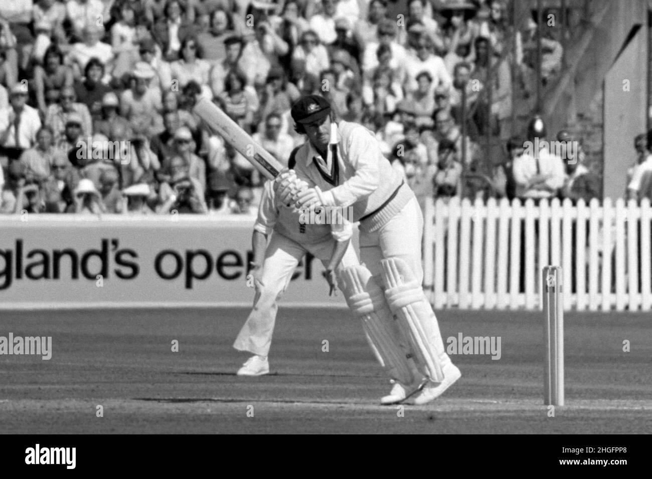 Doug Walters (Australia) batting, England vs Australia, 5th Test Match, The Oval, London, England 25 - 30th August 1977 Stock Photo
