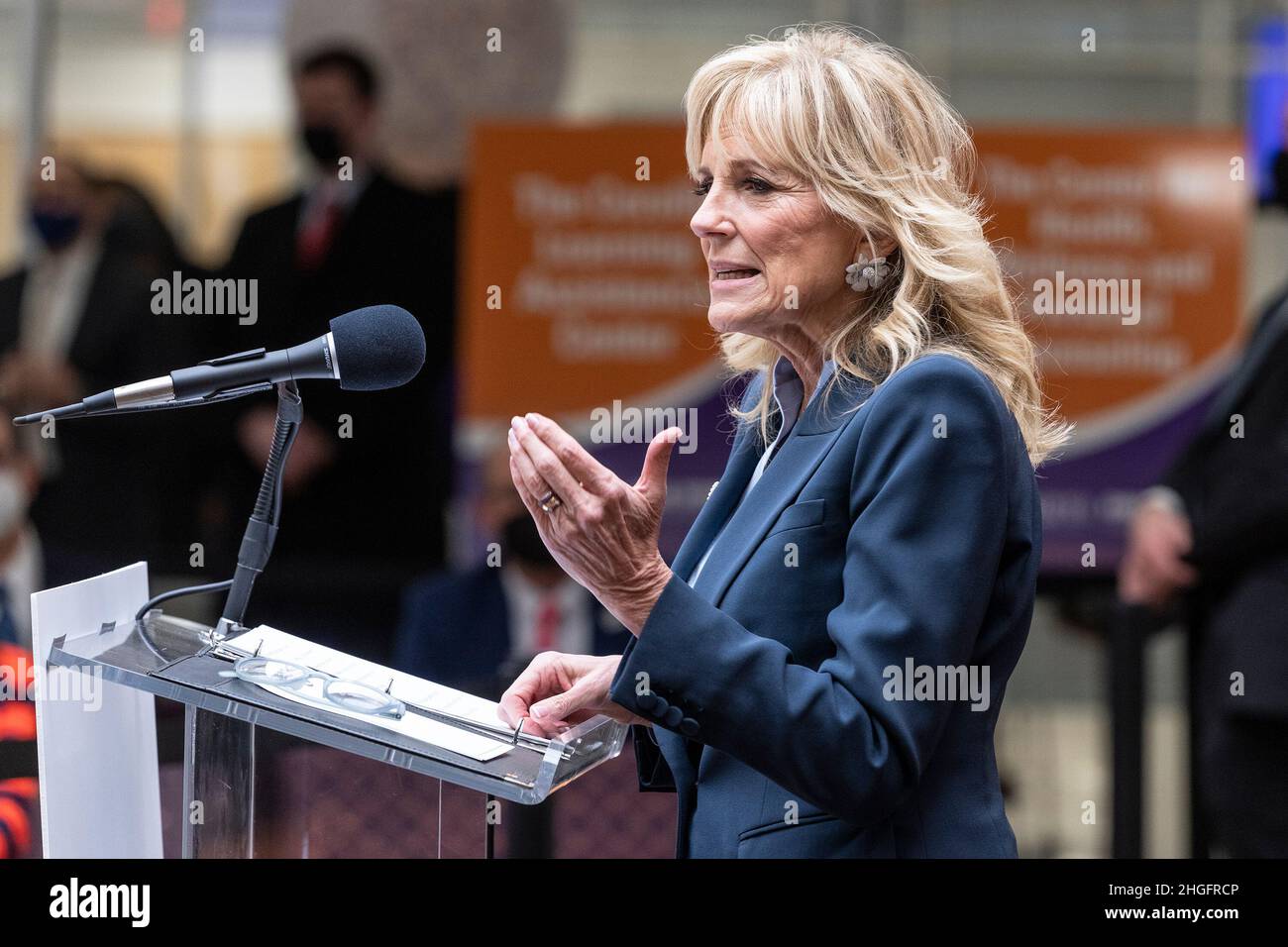 Paramus, New Jersey, USA. 20th Jan, 2022. First Lady Dr. Jill Biden(02)