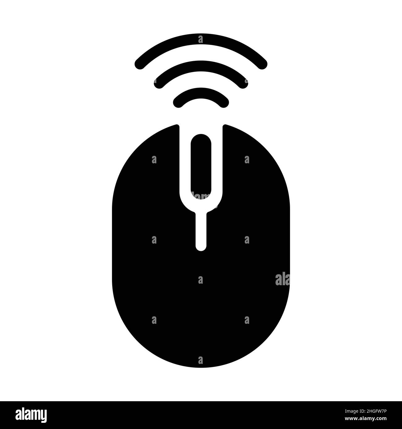 Wireless computer mouse icon vector for graphic design, logo, website,  social media, mobile app, UI illustration Stock Vector Image & Art - Alamy