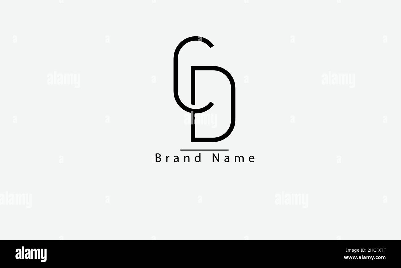 abstract vector logo monogram template Stock Vector Image & Art - Alamy