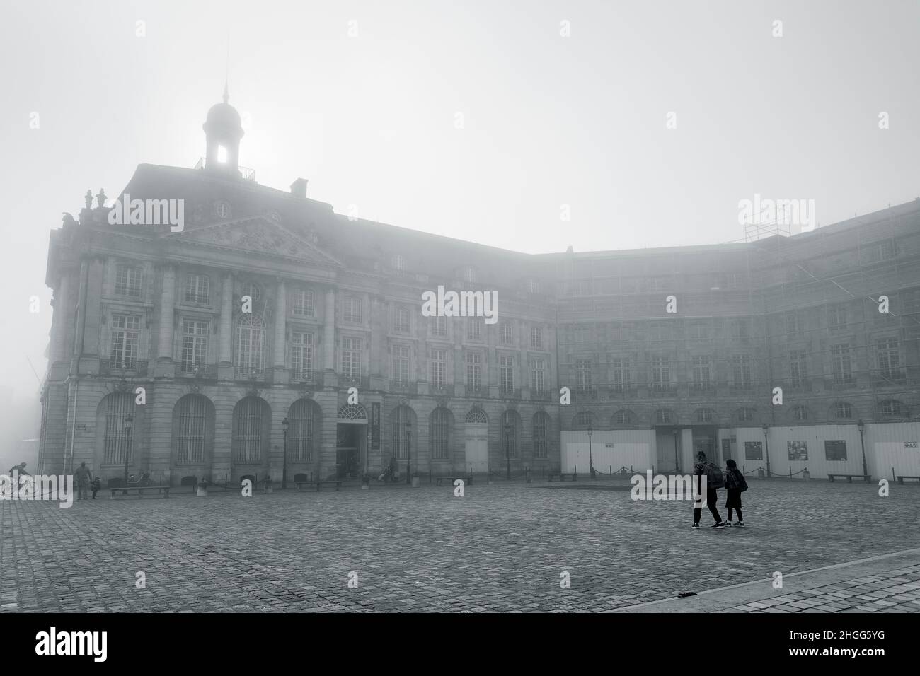 Bourse square, Bordeaux, Nouvelle Aquitaine, France Stock Photo Alamy