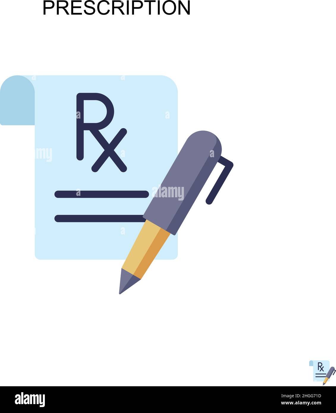 Rx symbol on medicine Stock Vector Images - Alamy