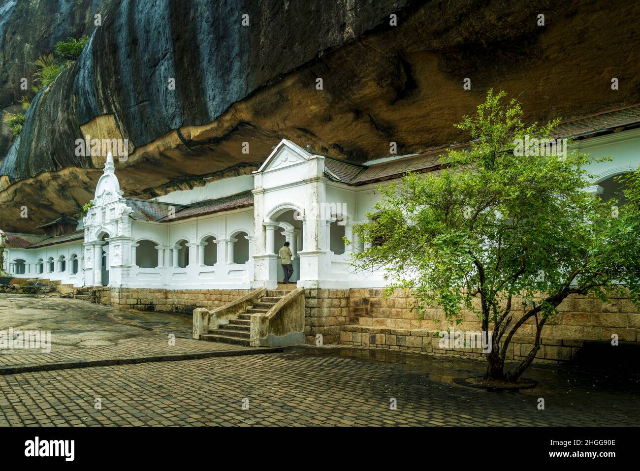 Dambulla cave temple Sri Lanka Asia Stock Photo