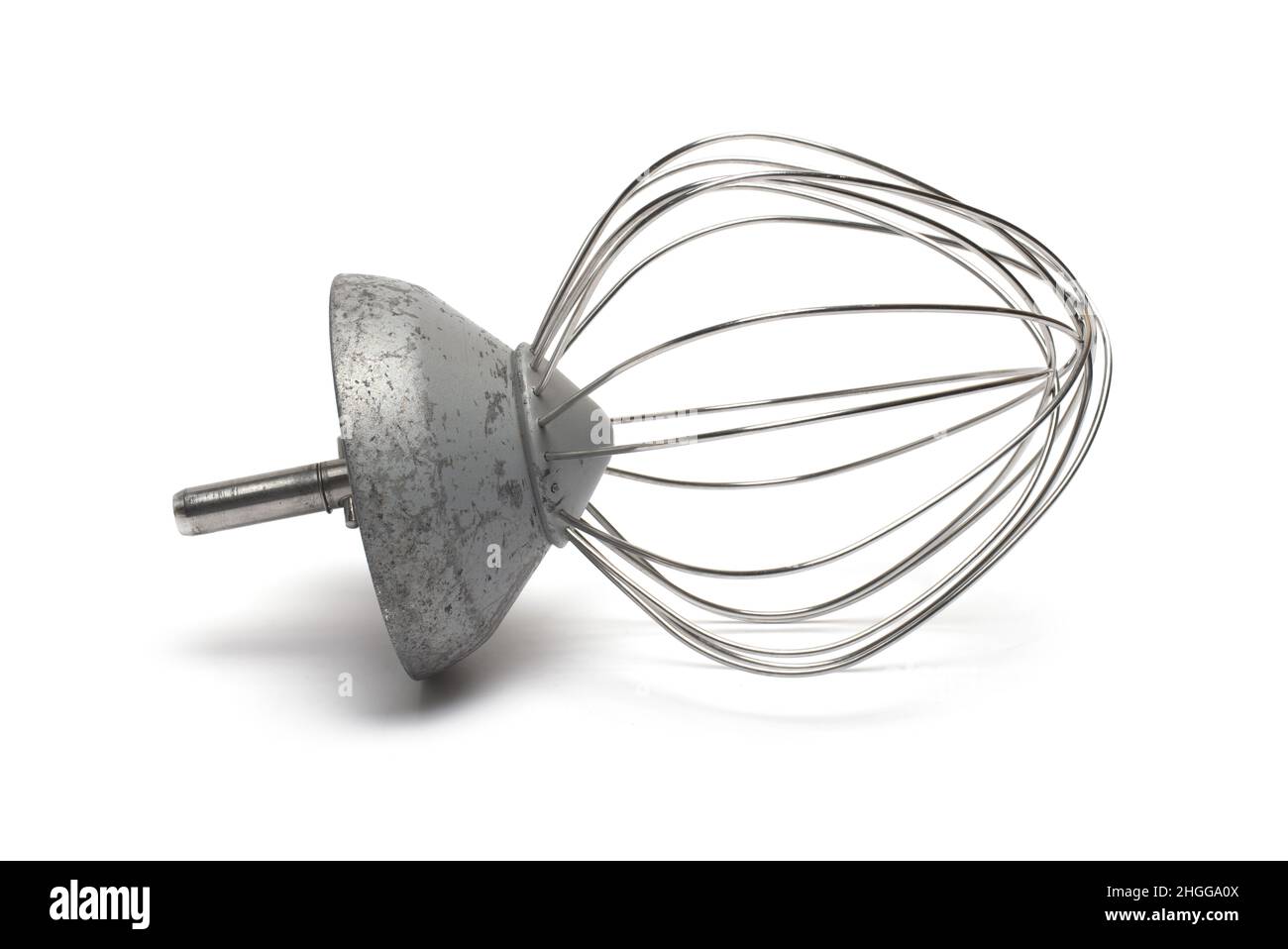 Close up of whisk of food processor for whipping cream and mixing