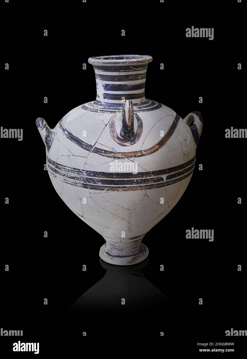 Mycenaean pottery Hydria with line design, 1150 1100 BC . Northeast