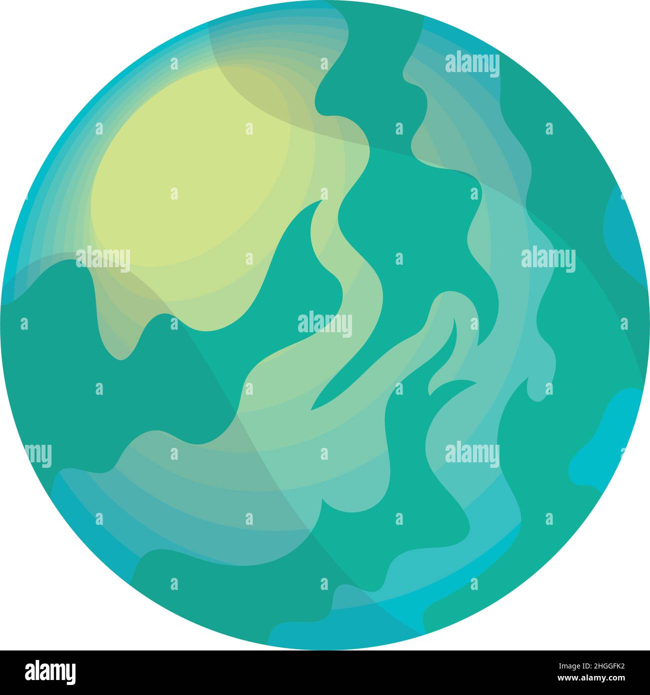 green planet space Stock Vector Image & Art - Alamy