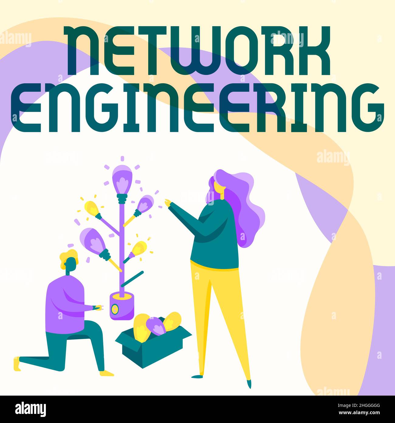 Sign displaying Network Engineering. Concept meaning professional who has the skills to oversee