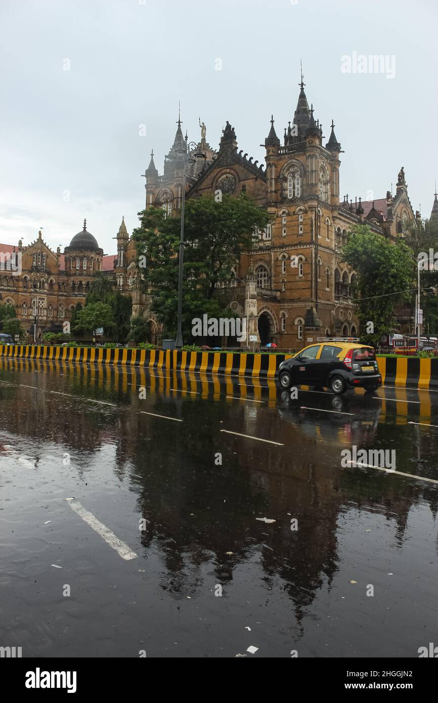 Chatrapati Shivaji Maharaj Terminus Mumbai, Maharashtra, India Stock Photo  - Alamy