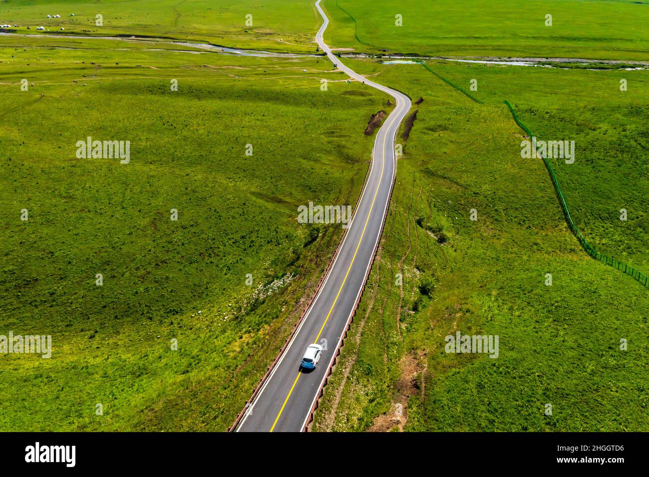 Rural road grassland highway hires stock photography and images Alamy