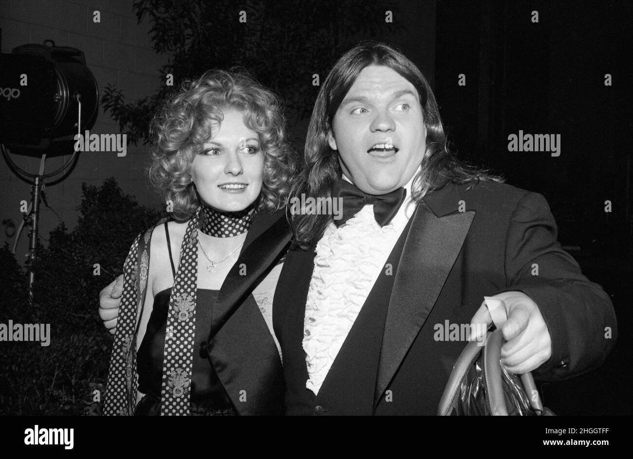**FILE PHOTO** Meatloaf Has Passed Away at 74. Meatloaf and wife leslie