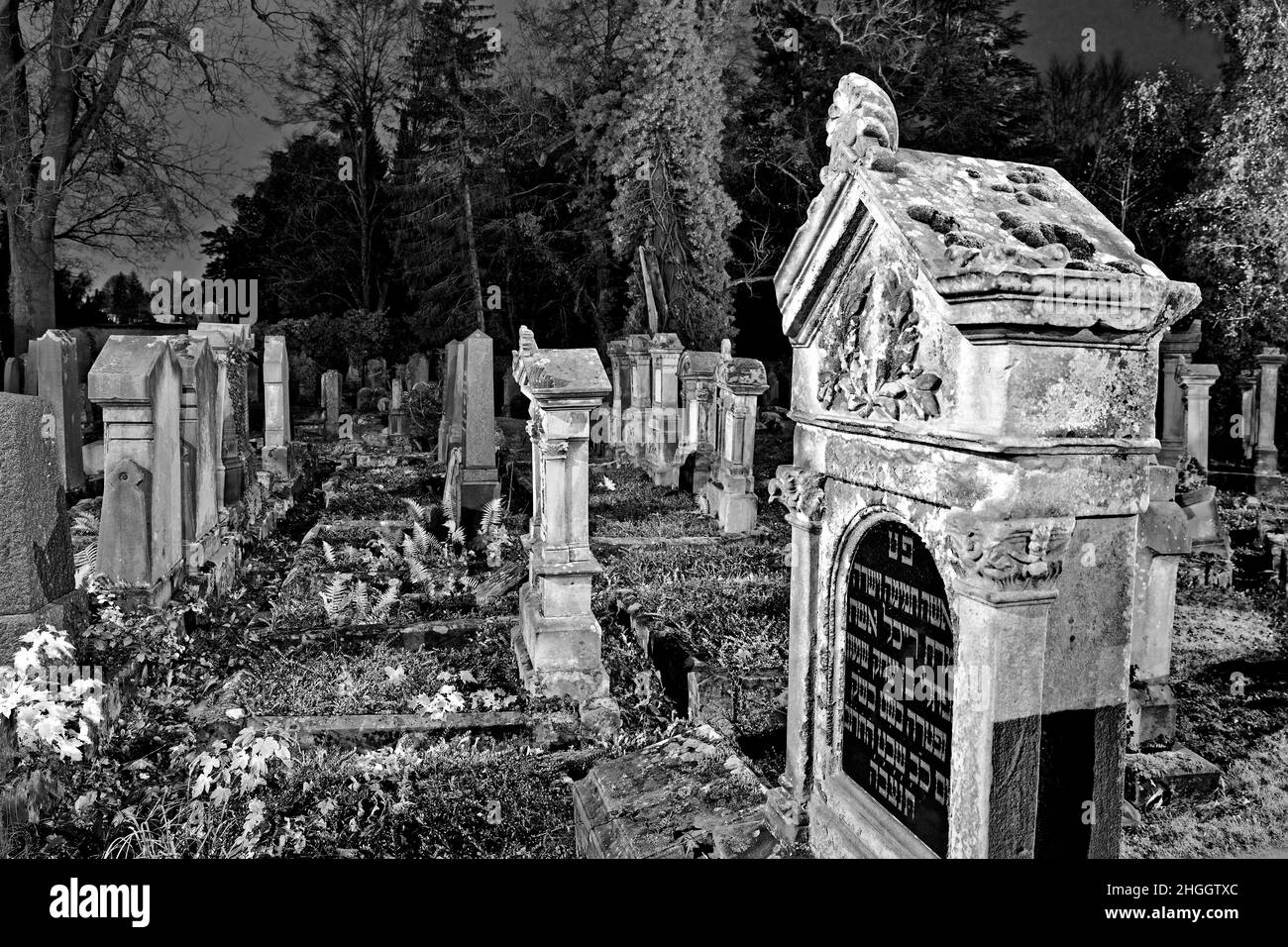 Jewish cemetery, Germany, Lower Saxony, Goettingen Stock Photo