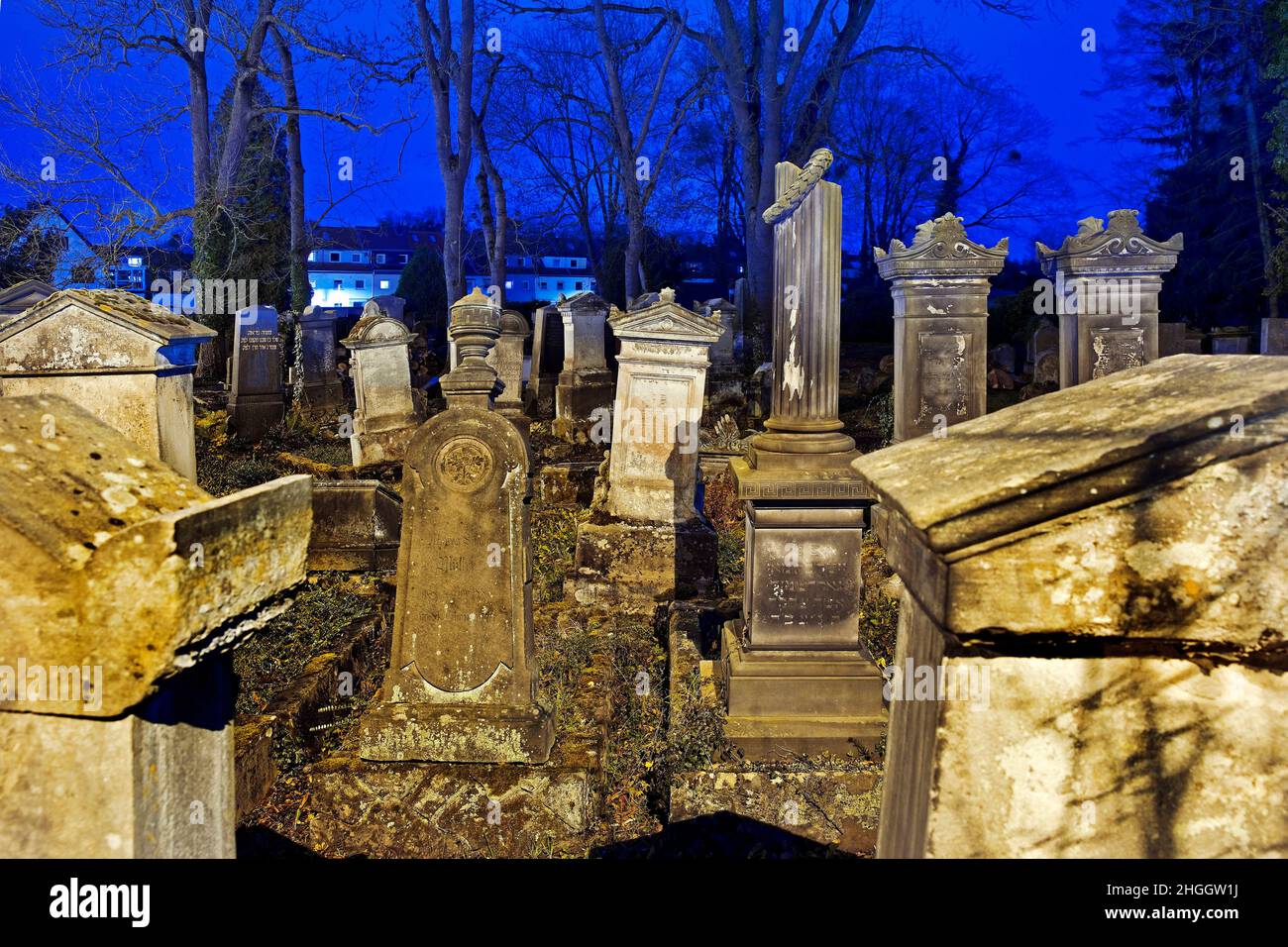 Jewish cemetery, Germany, Lower Saxony, Goettingen Stock Photo