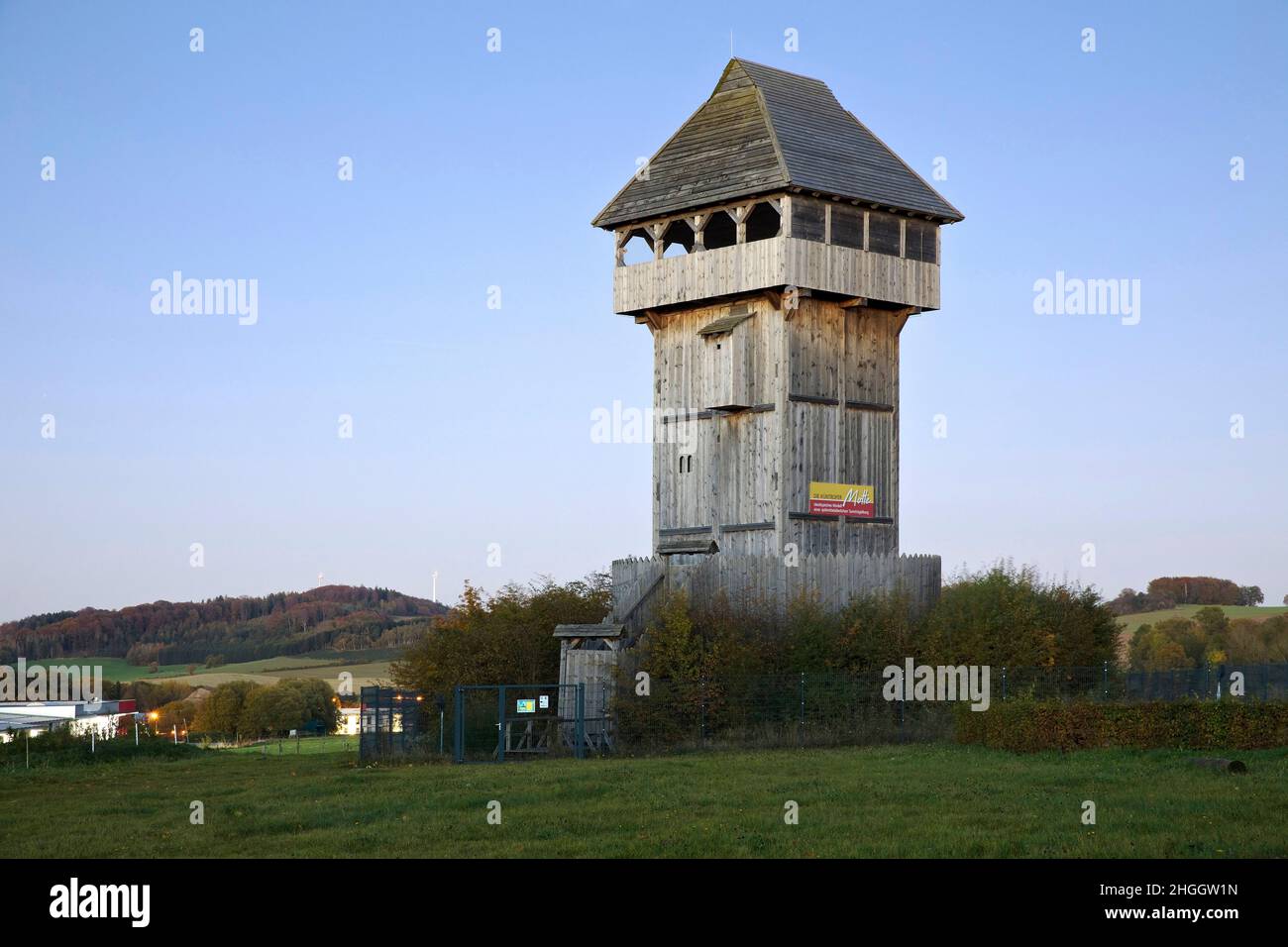 Motte Kuentrop, Germany, North Rhine-Westphalia, Sauerland, Neuenrade Stock Photo