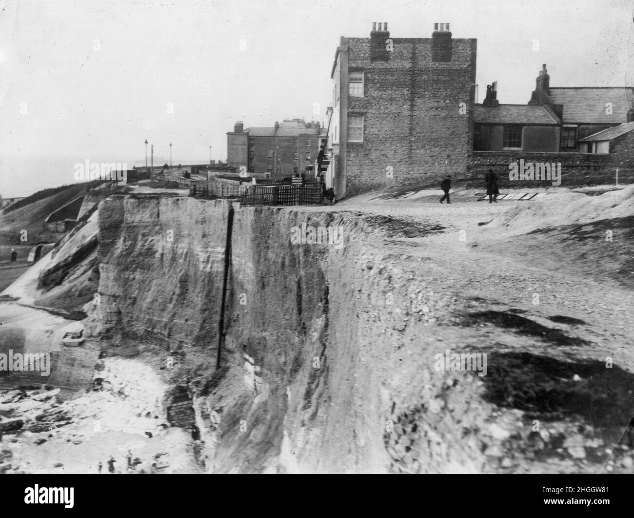 Erosion landslip Black and White Stock Photos & Images - Alamy