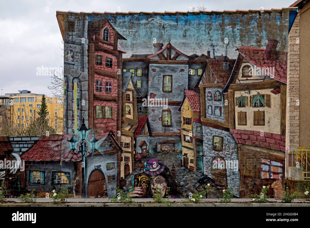 Streetart, Germany, Lower Saxony, Goettingen Stock Photo