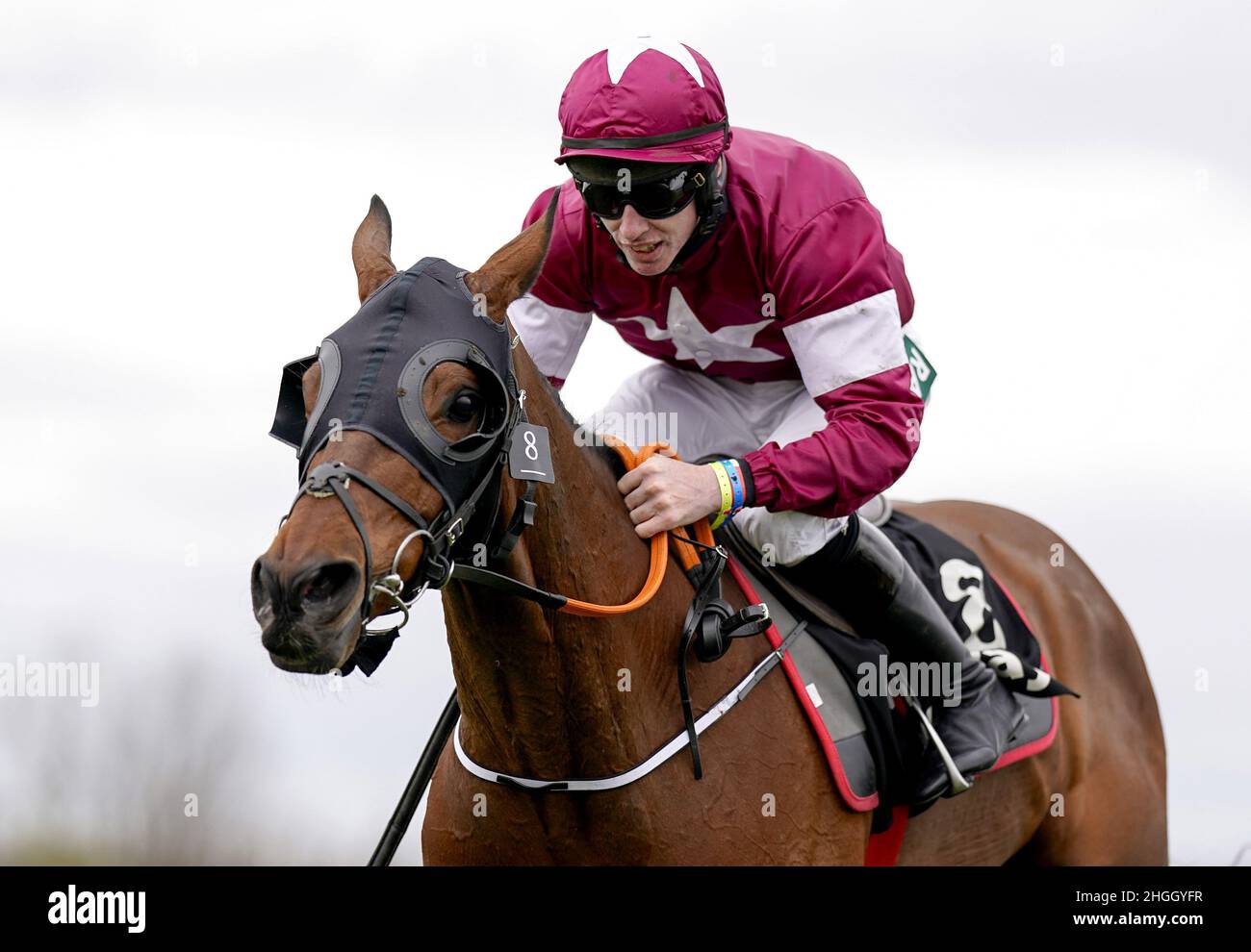 File photo dated 08-04-2021 of Tiger Roll ridden by Jack Kennedy after competing in the Betway Bowl Chase during Liverpool NHS Day of the 2021 Randox Health Grand National Festival at Aintree Racecourse, Liverpool. Dual Grand National hero Tiger Roll is back in action at Navan on Saturday where he runs in the Navan Handicap Hurdle. Issue date: Friday January 21, 2022. Stock Photo