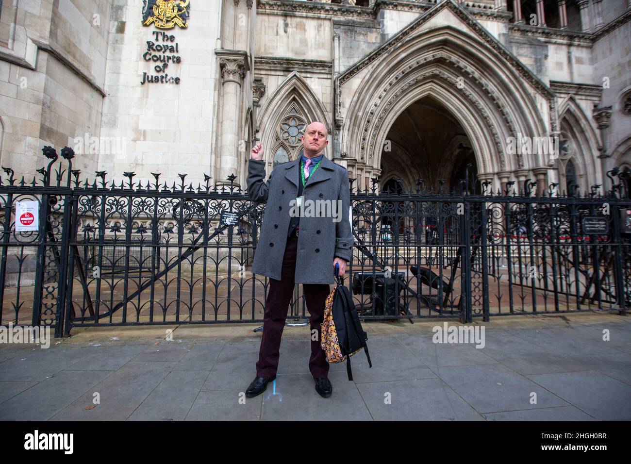 London, England, UK. 21st Jan, 2022. Hypnotist Alex Smith (Stage name ...