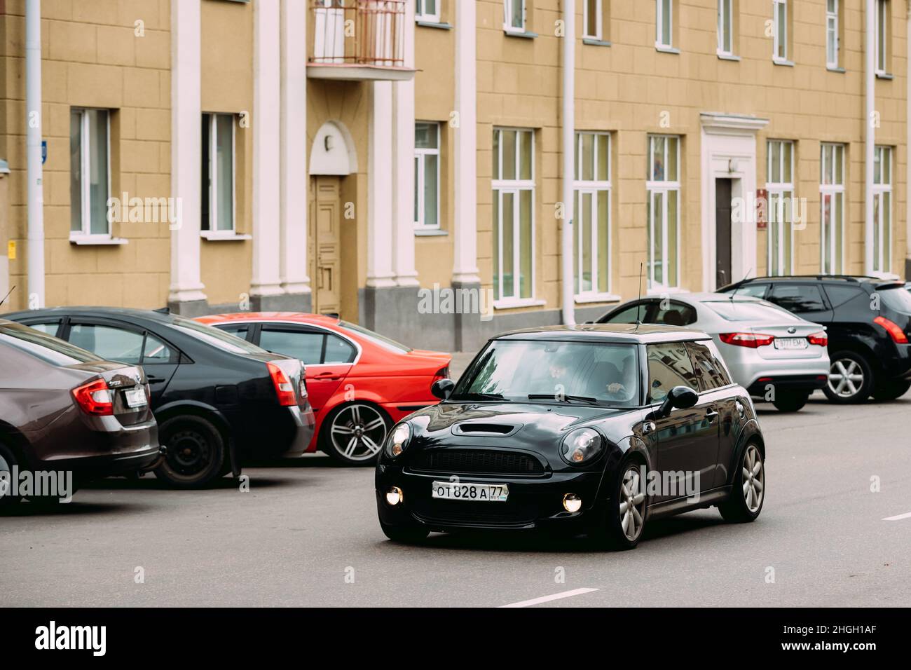 Black mini car hi-res stock photography and images - Alamy