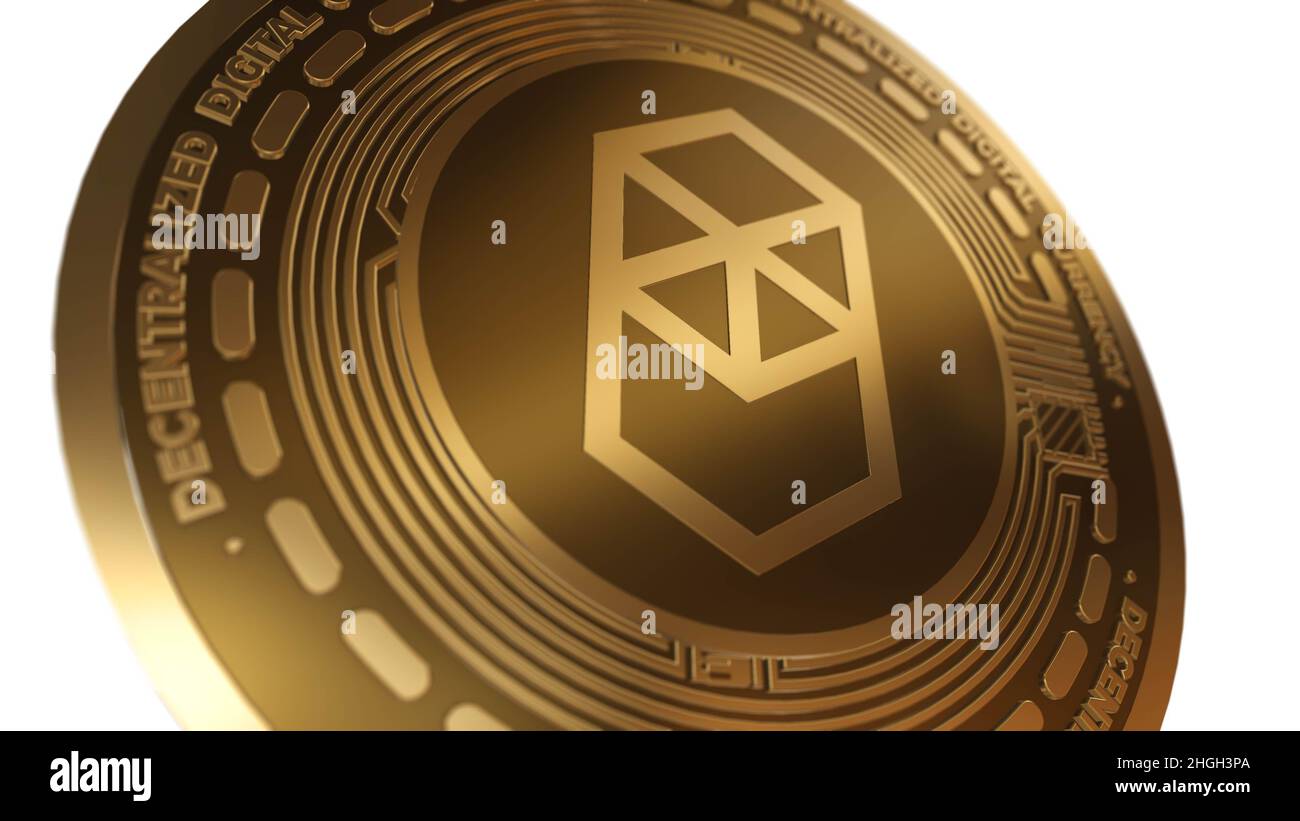 Golden Cryptocurrency of Fantom FTM Sign Isolated on a White Background  Stock Photo - Alamy