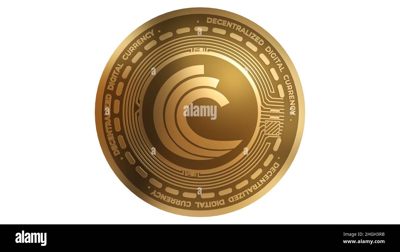 3D Render of Gold Bittorrent BTT Cryptocurrency Sign Isolated on a White  Background Stock Photo - Alamy