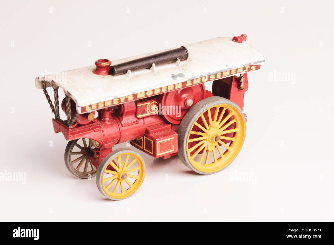 Lesney's Modern Amusements Toy Steam Engine Stock Photo