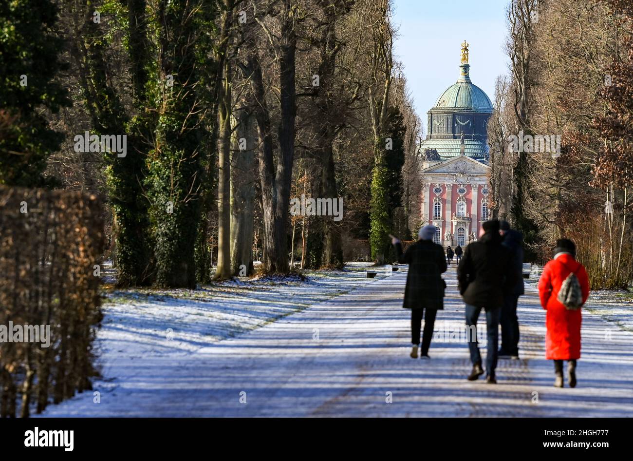 Sanssouci palace snow hires stock photography and images Alamy