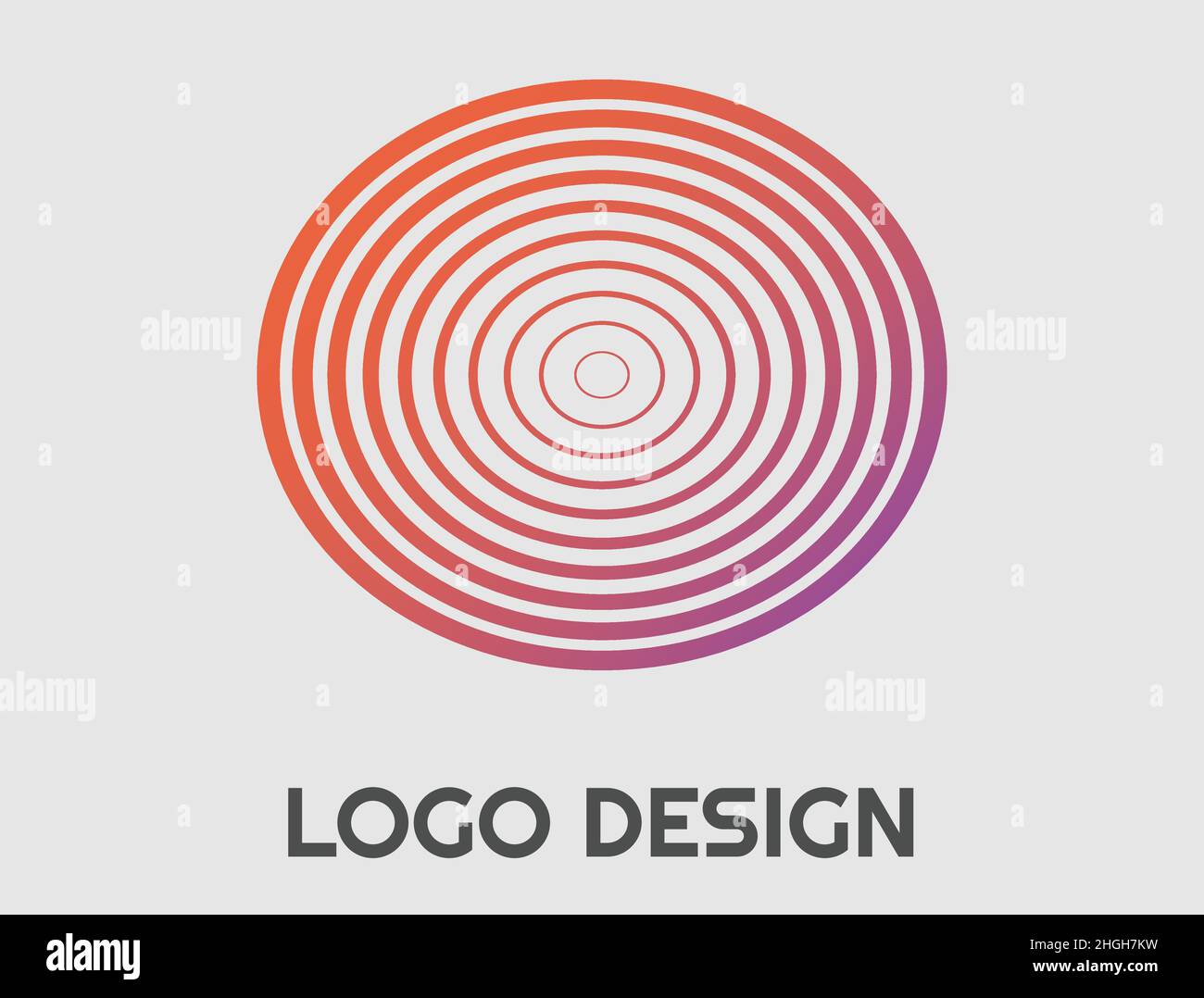 Abstract logo. Minimalistic design. Beautiful and simple element. Stock Vector