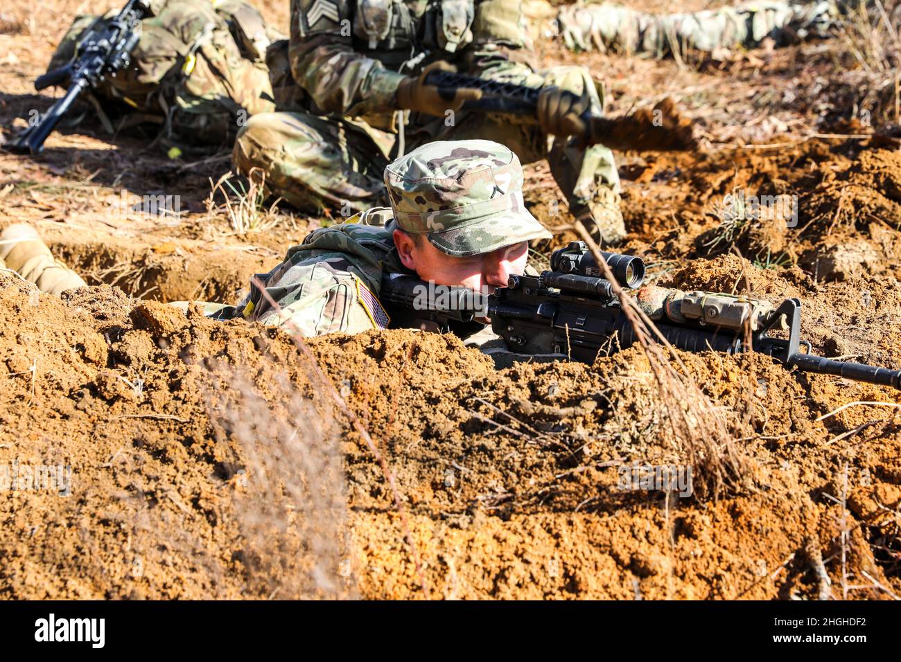 FORT BENNING, Ga. Soldiers from Charlie Company, 3rd Battalion 54th