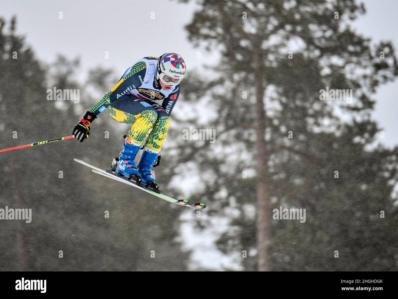 Daniela Maier of Germany in action during the women's FIS Freestyle Ski ...