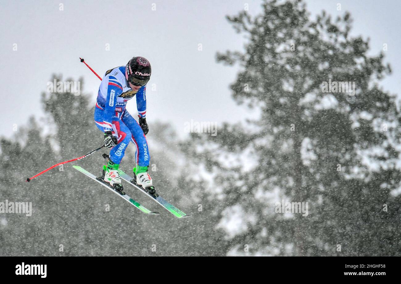 Jade Grillet Aubert of France in action during the women's FIS ...