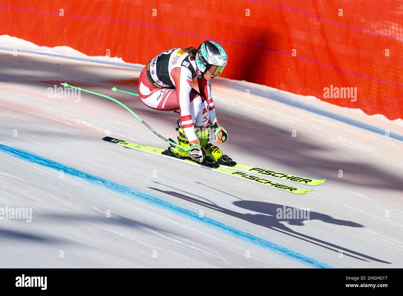 Ricarda HAASER (AUT) during 2022 FIS Ski World Cup - Women Super Giant