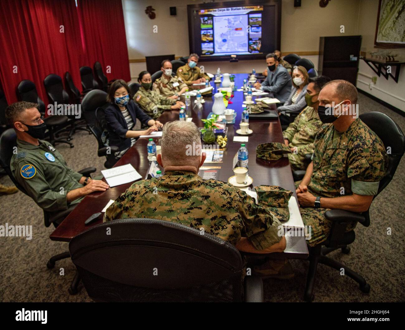 A United Nations Command patch is attached to a United Nations Command ...