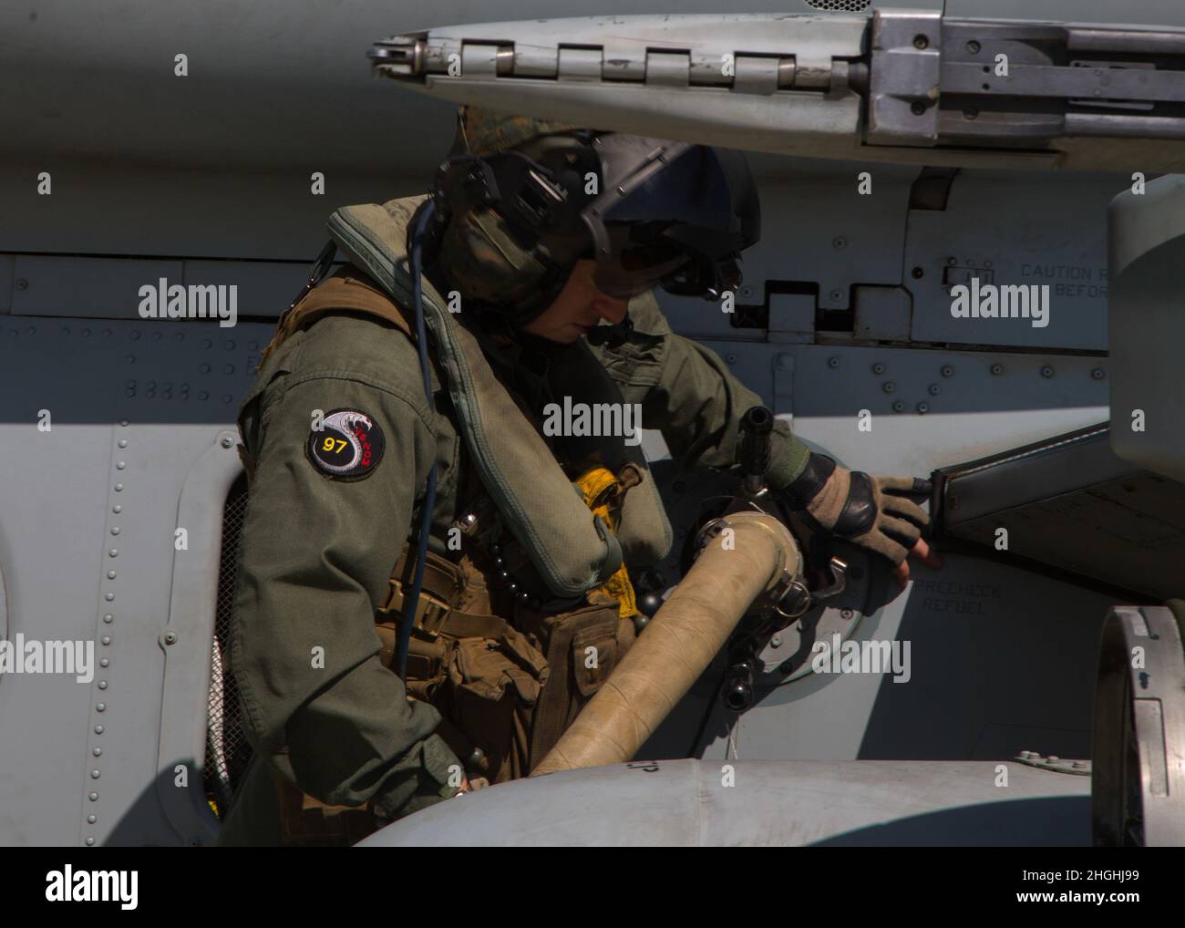 Marines with Marine Wing Support Squadron 372, Marine Aircraft Group ...