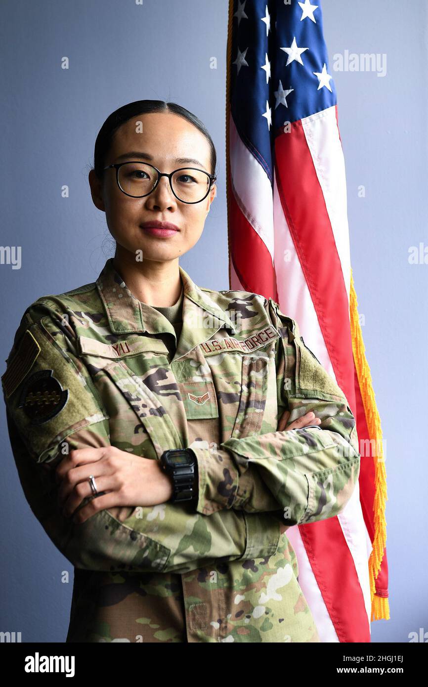 Airman 1st Class Ling Yu, 66th Comptroller Squadron financial ...