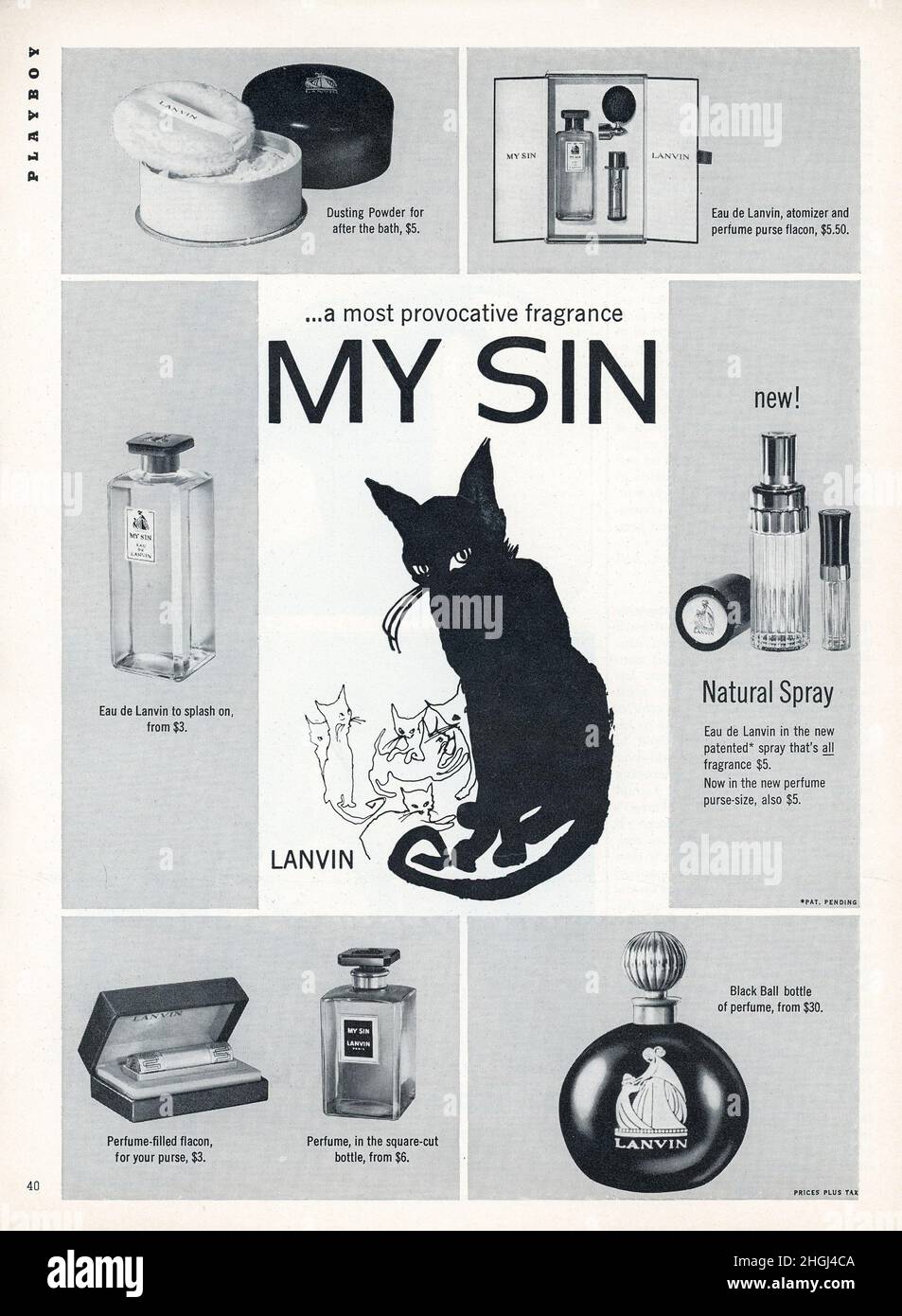 Vintage lanvin my sin perfume sale