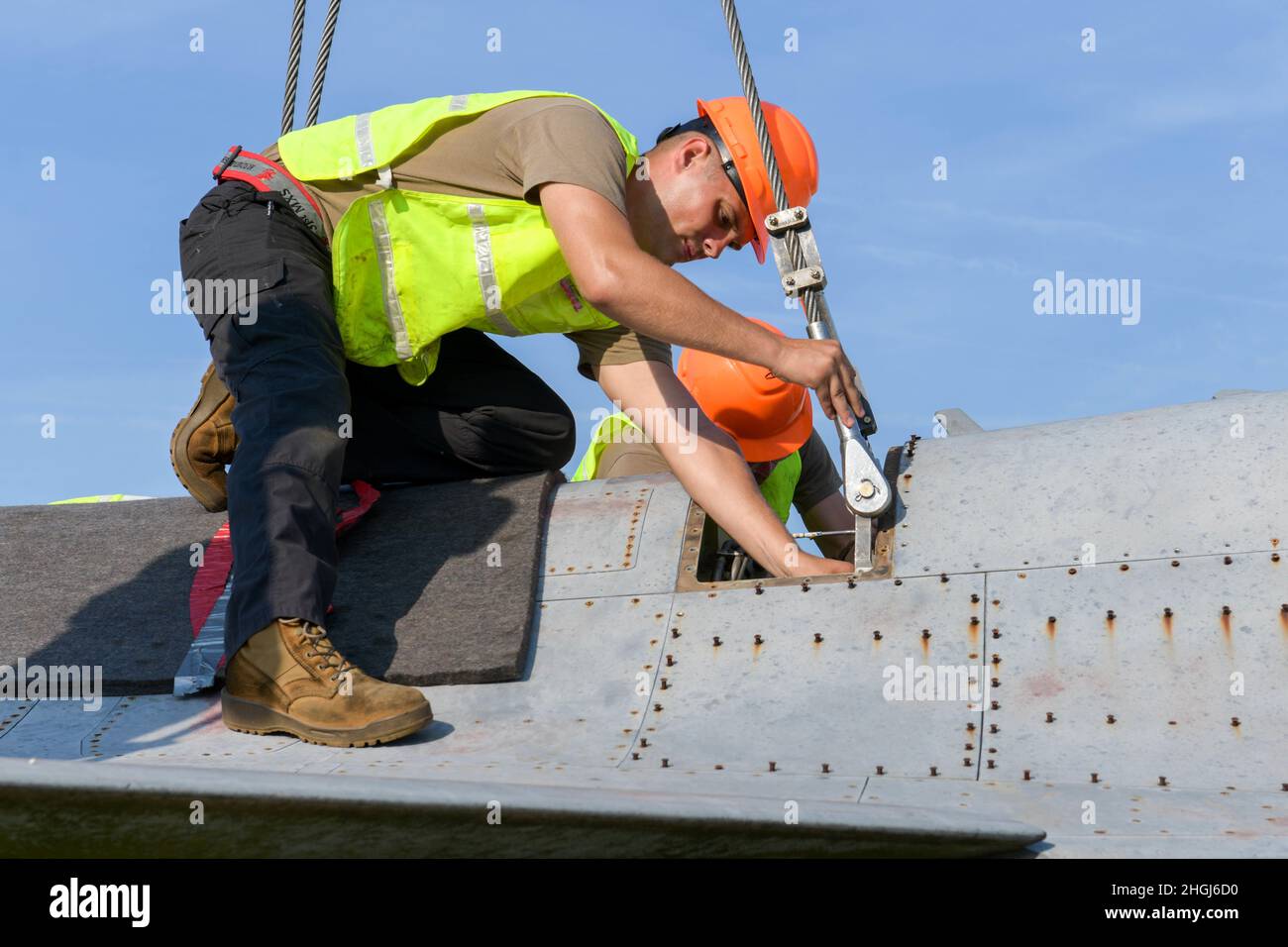 Senior Airman Hunter Clark, 31st Maintenance Squadron transient alert ...