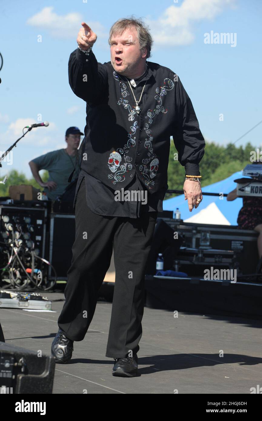 Meatloaf performs at the annual Quick Chek Festival of Ballooning in Readington Township, New Jersey. July 31, 2011. © mpi01 / MediaPunch Inc. Stock Photo