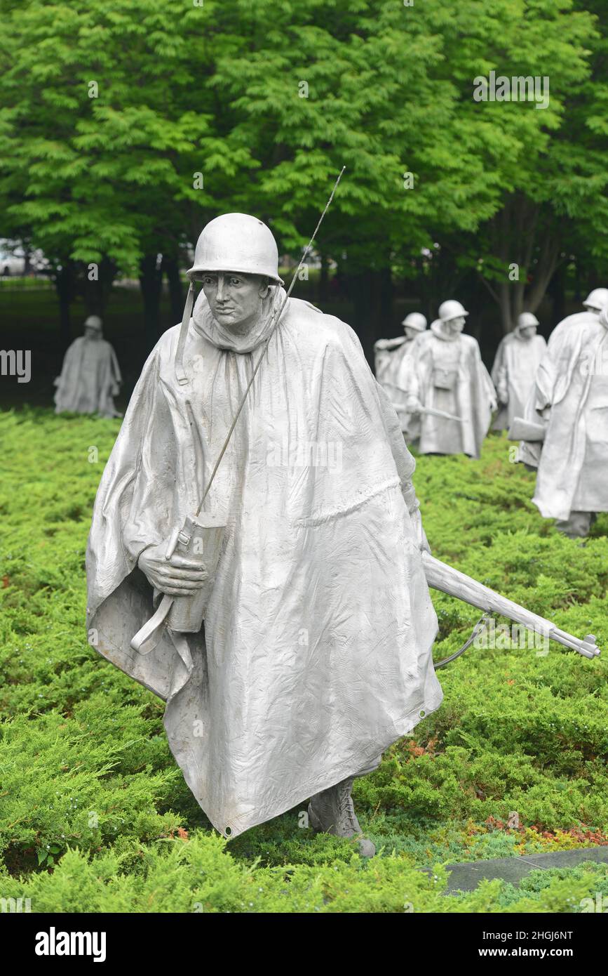 Korean War Veterans Memorial is located in West Potomac Park