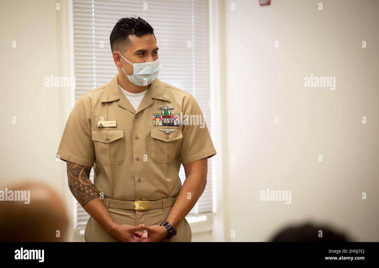 PEARL HARBOR (August 13, 2021) Chief Petty Officer Paul Parmenter