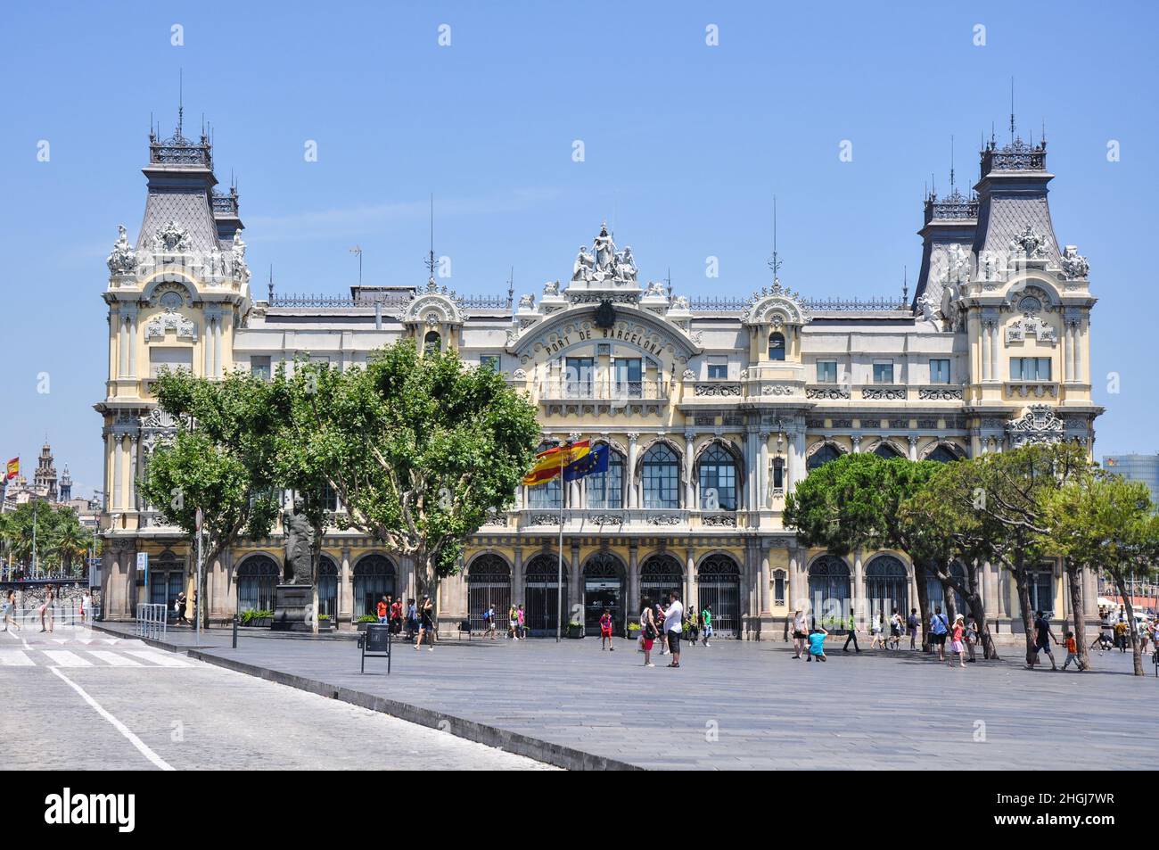 Barcelona city centre Stock Photo Alamy
