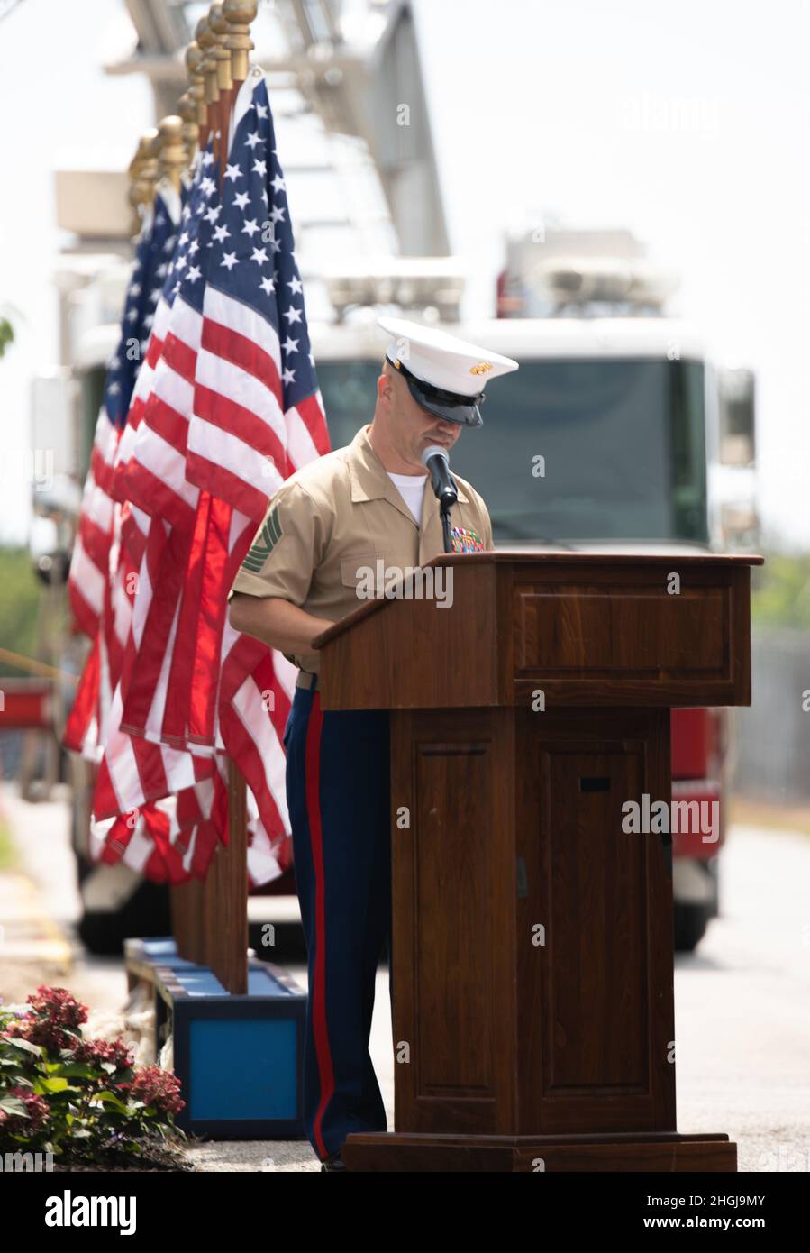 Master Gunnery Sgt. Pasquale Foresta with 6th Communication Battalion