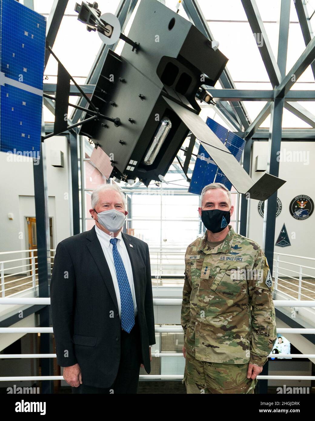 Secretary Of The Air Force Frank Kendall Stands With Lt. Gen. Stephen ...