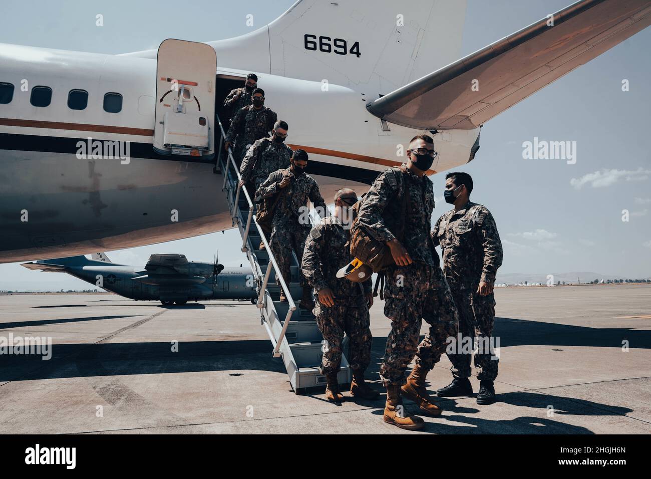 U.S. Navy Sailors with Naval Construction Forces, the “Seabees ...