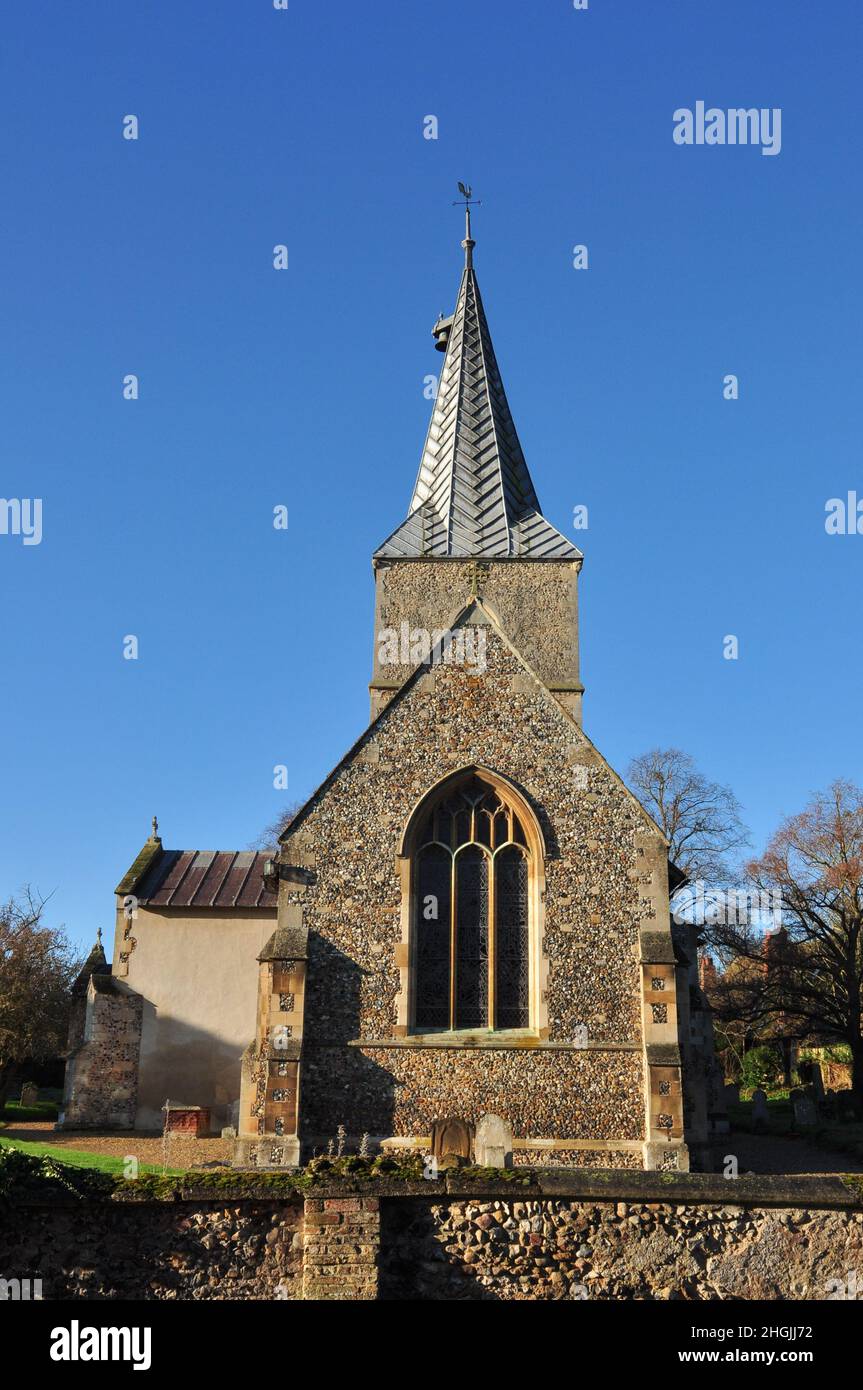 St Mary Magdalene Church, Ickleton, Cambridgeshire, England, UK Stock Photo